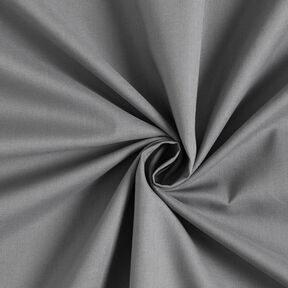 Baumwollstoff Cretonne Uni – elefantengrau, 