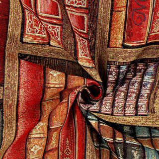 Jacquard Gobelin Bücherregal – braun, 