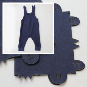 "Nähen nach Zahlen"-Paket Onesie BIMBAM | 74/80 – marineblau, 