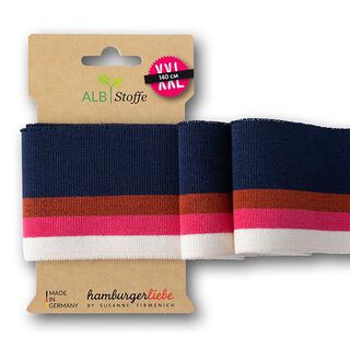 GOTS Bio Strickbündchen CUFF ME COLLEGE [140 cm | 7,5 cm] | Albstoffe | Hamburger Liebe, 