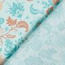 Viskose Voile Paisley Blumen Borderdesign – blau,  thumbnail number 4