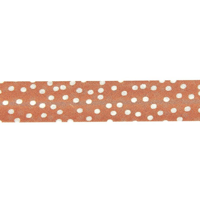 Schrägband verstreute Punkte [20 mm] – terracotta,  image number 1