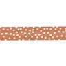 Schrägband verstreute Punkte [20 mm] – terracotta,  thumbnail number 1