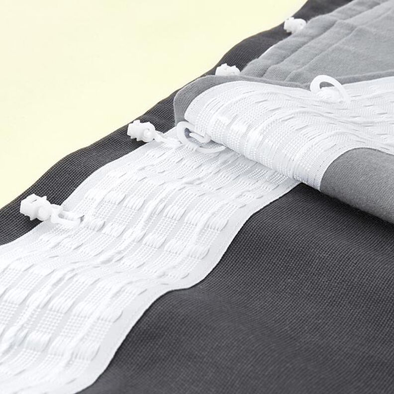 Gardinenhaken für Kräuselband [ 100 Stück ] – weiss,  image number 3