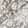 Crêpe Gewebe Paisley und Blumen – grau/weiss,  thumbnail number 5