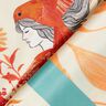Satin-Panel Vögel und Feen | Katia Fabrics – aquablau/creme,  thumbnail number 4