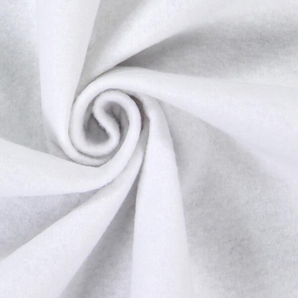 Filz 180 cm / 2mm stark, 4 - weiss | Reststück 60cm