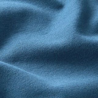 GOTS Softsweat | Tula – jeansblau | Reststück 50cm,
