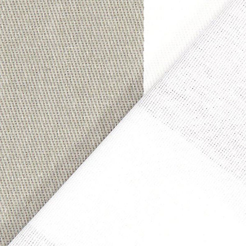 Baumwollköper Streifen – grau/weiß,  image number 3