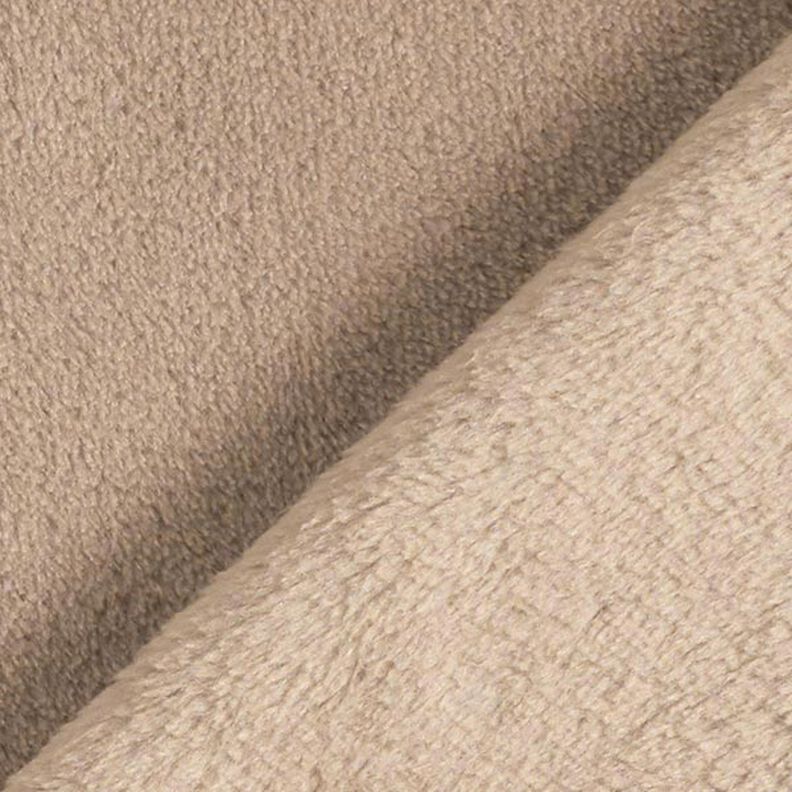 Kuschelfleece – dunkelbeige,  image number 4