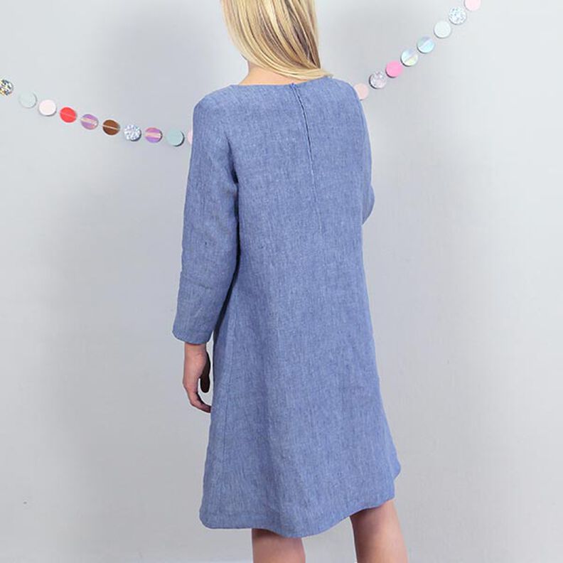 AMELAND Kleid mit Falten am Ausschnitt | Studio Schnittreif | 86-152, image number 3
