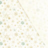 Baumwollstoff Popeline große Sterne – wollweiss/gold,  thumbnail number 4