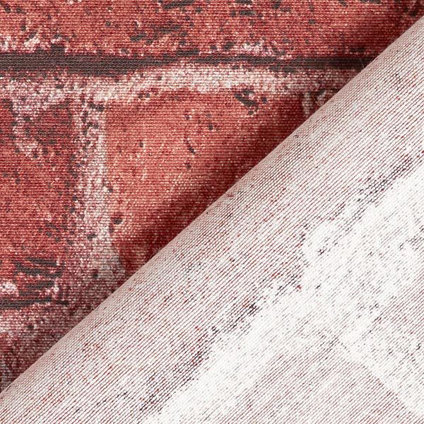 Dekostoff Canvas Steinmauer – braun, image number 4