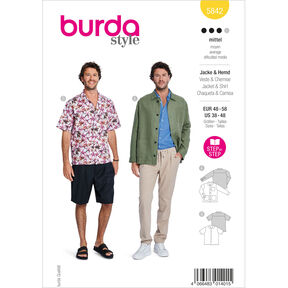 Hemd | Burda 5842 | 48-58, 