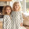 Jacquard Jersey Glitzer-Herzen | Poppy Fabrics – natur/gold metallic,  thumbnail number 5