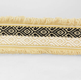 Jacquardborte Ethno  – beige, 