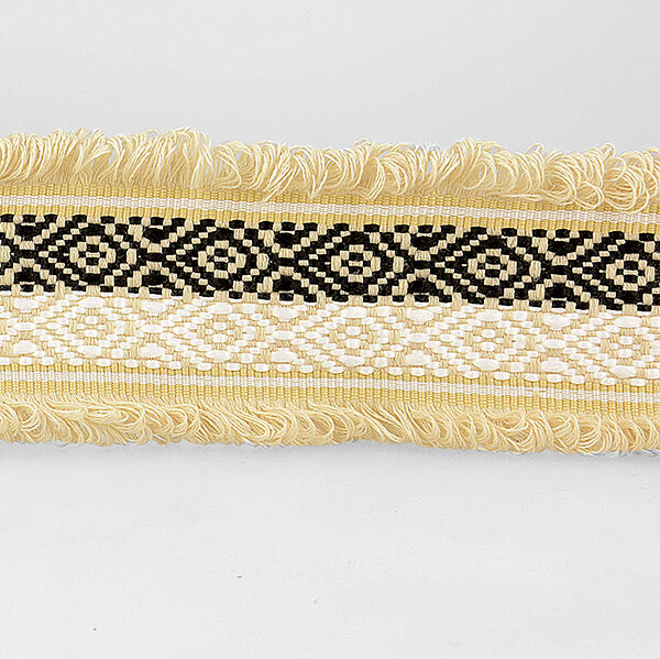 Jacquardborte Ethno – beige, image number 1
