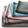 Wollstoff Glencheck – rosa/khaki,  thumbnail number 6