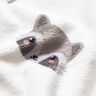 Kuschelfleece niedliche Waschbären – elfenbein/dunkelgrau,  thumbnail number 5