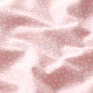 Baumwollstoff Cretonne unregelmäßige Punkte – rosé, 