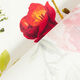 Outdoorstoff Canvas Blüten und Schmetterlinge – weiss/lila,  thumbnail number 4