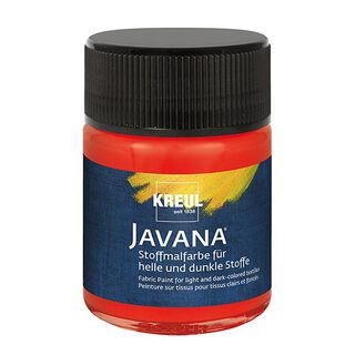 Javana Stoffmalfarbe für helle und dunkle Stoffe [50ml] | Kreul – rot, 