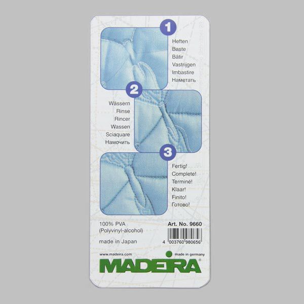 Madeira Wash Away – wasserlöslicher Heftfaden -,  image number 3