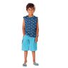Baumwolljersey Chamäleon – jeansblau/lindgrün,  thumbnail number 6