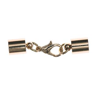 Karabiner mit Endkappen [7 mm], Jewellery Made by Me | Rico Design - gold, 