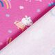 Baumwolljersey Peppa Wutz Blumen und Regenbögen | ABC Ltd. – pink – Muster,  thumbnail number 4
