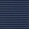 Polyesterjersey Streifen – nachtblau,  thumbnail number 1