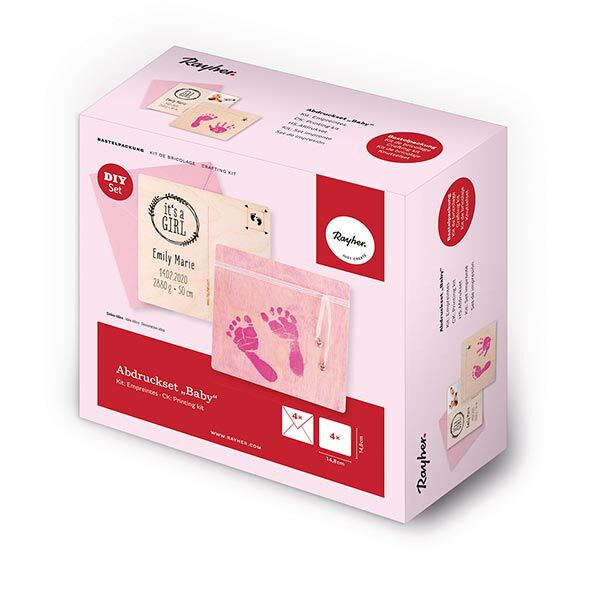 Abdruckset Baby | Rayher – rosa, image number 2