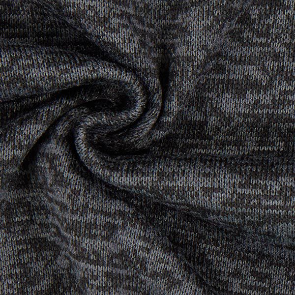 Strickfleece – anthrazit | Reststück 50cm