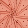 Rippenjersey verstreute Herzen | Poppy Fabrics – lachs/dunkelrot,  thumbnail number 3