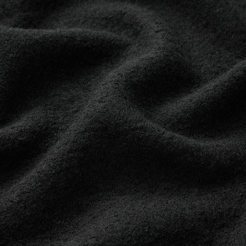 Leichter Viskose-Wollmix-Strickstoff – schwarz,  image number 2