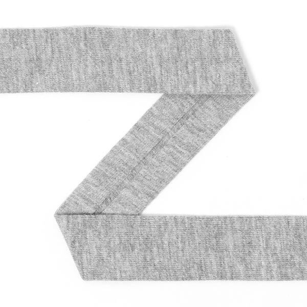 Jerseyband, gefalzt - grau,  image number 1