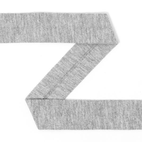 Jerseyband, gefalzt - grau, image number 1