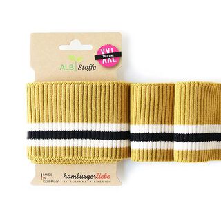GOTS Bio Strickbündchen CUFF ME RIPPED [140 cm | 8 cm] | Albstoffe | Hamburger Liebe, 