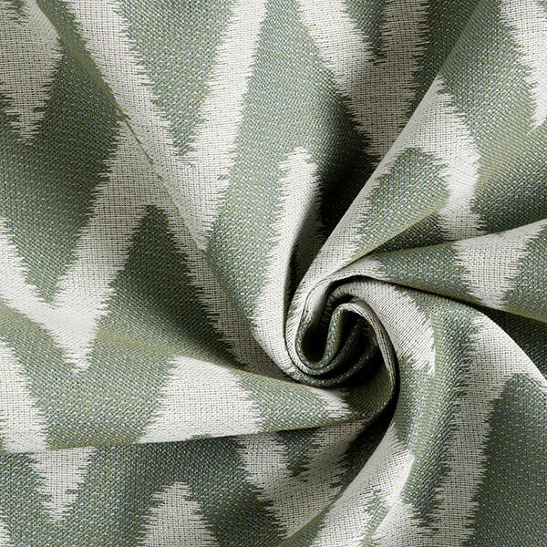 Outdoorstoff Jacquard Ikatmuster – schilf | Reststück 100cm