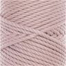 Creative Cotton Cord Skinny Makramee-Garn [3mm] | Rico Design - altrosa,  thumbnail number 2