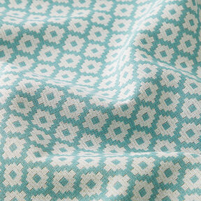 Outdoorstoff Jacquard Rauten – mint, 