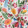 Dekostoff Halbpanama kunterbunte Blumen – elfenbein/pastellviolett,  thumbnail number 3