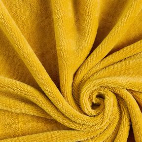 Kuschelfrottee Bambus Uni – curry, 