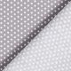 Baumwollpopeline kleine Sterne – grau/weiss,  thumbnail number 6