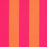 Dekostoff Halbpanama Blockstreifen – intensiv pink/orange,  thumbnail number 1