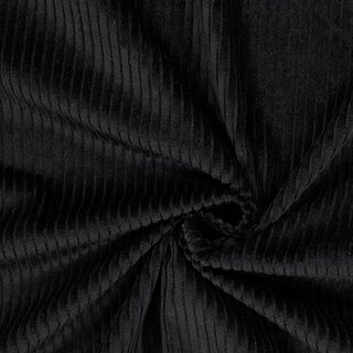Breitcord Uni – schwarz | Reststück 100cm