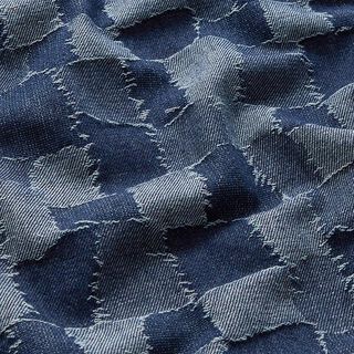 Jeansstoff Patchwork – jeansblau, 