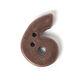 Zahlenknopf 6 - Metalloptik,  thumbnail number 1
