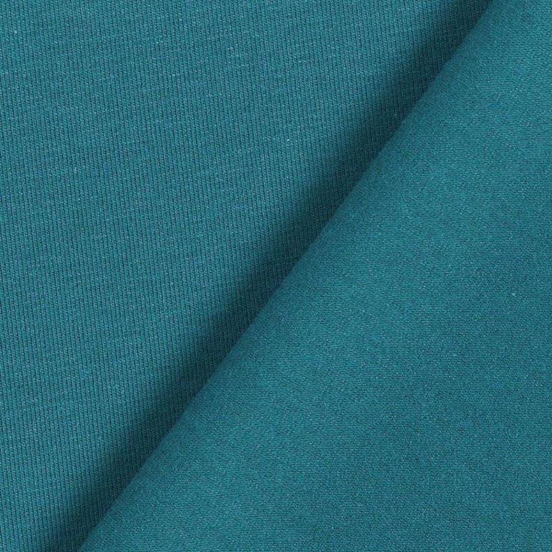 Bambus Viskosejersey Uni – petrol,  image number 5