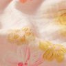 Musselin/ Doppel-Krinkel Gewebe große Blumen Digitaldruck – rosé,  thumbnail number 2